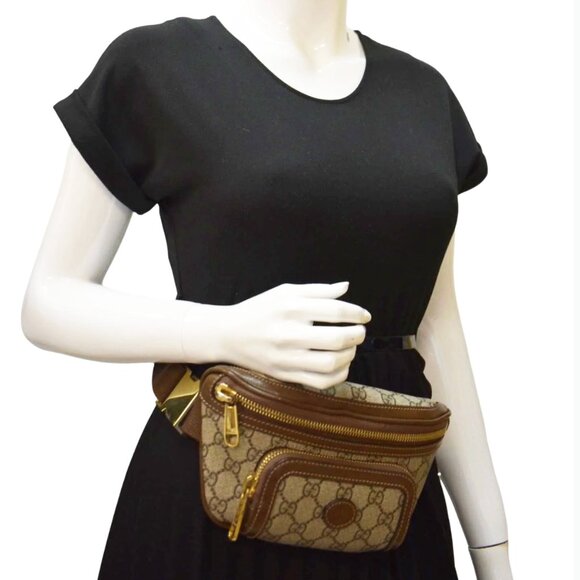 Gucci Unisex GG Supreme Belt Bag - Picture 9 of 11